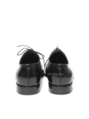 Louis Vuitton Black Leather Minister Derby Shoes Size 6.5
