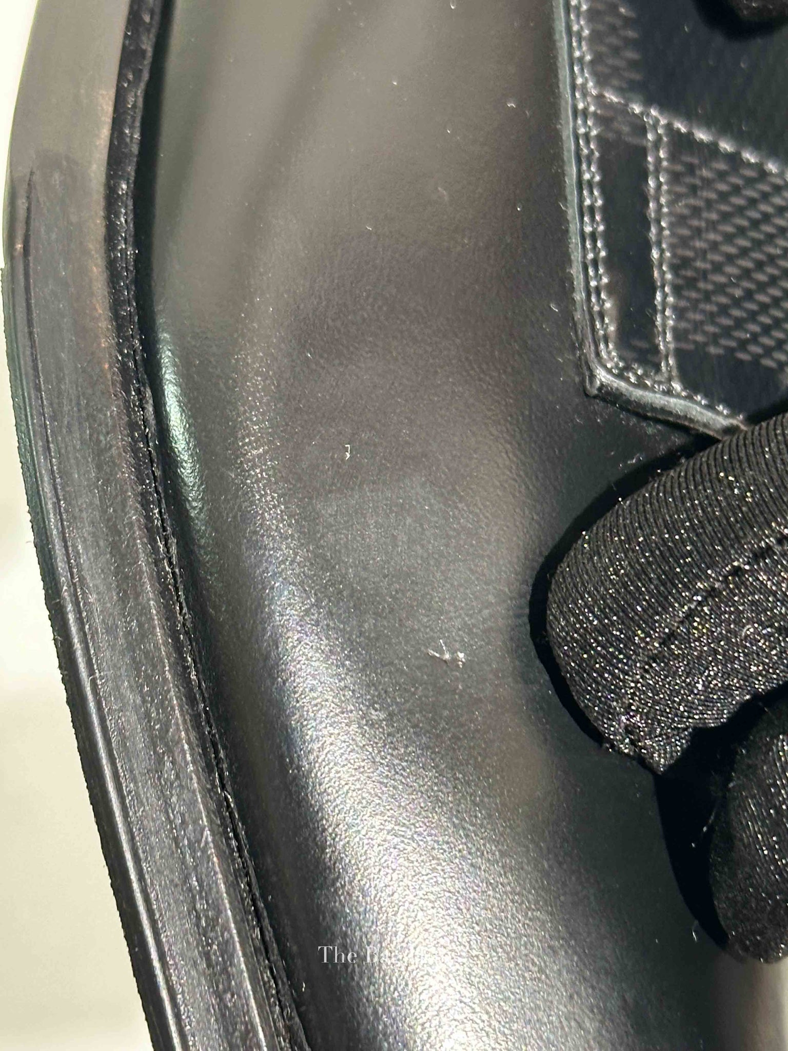 Louis Vuitton Black Leather Minister Derby Shoes Size 6.5