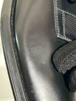Louis Vuitton Black Leather Minister Derby Shoes Size 6.5