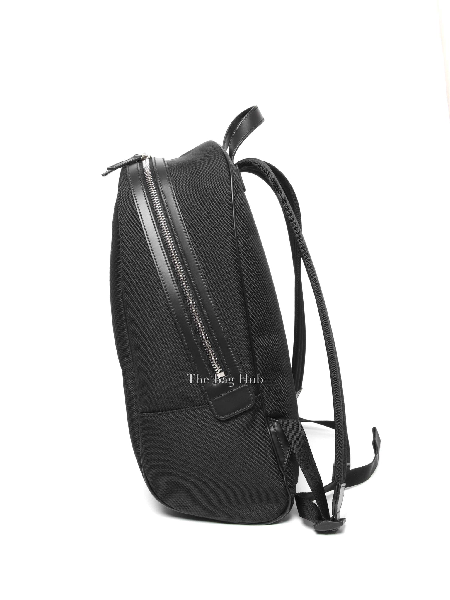 Gucci Black Canvas Techno Web Backpack