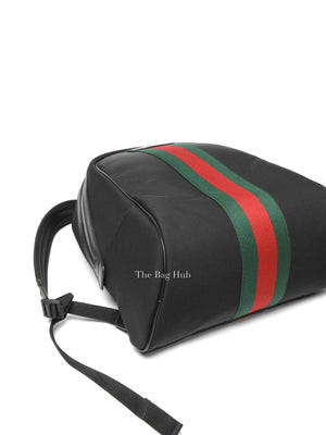 Gucci Black Canvas Techno Web Backpack