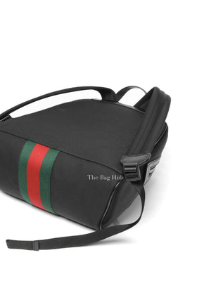 Gucci Black Canvas Techno Web Backpack