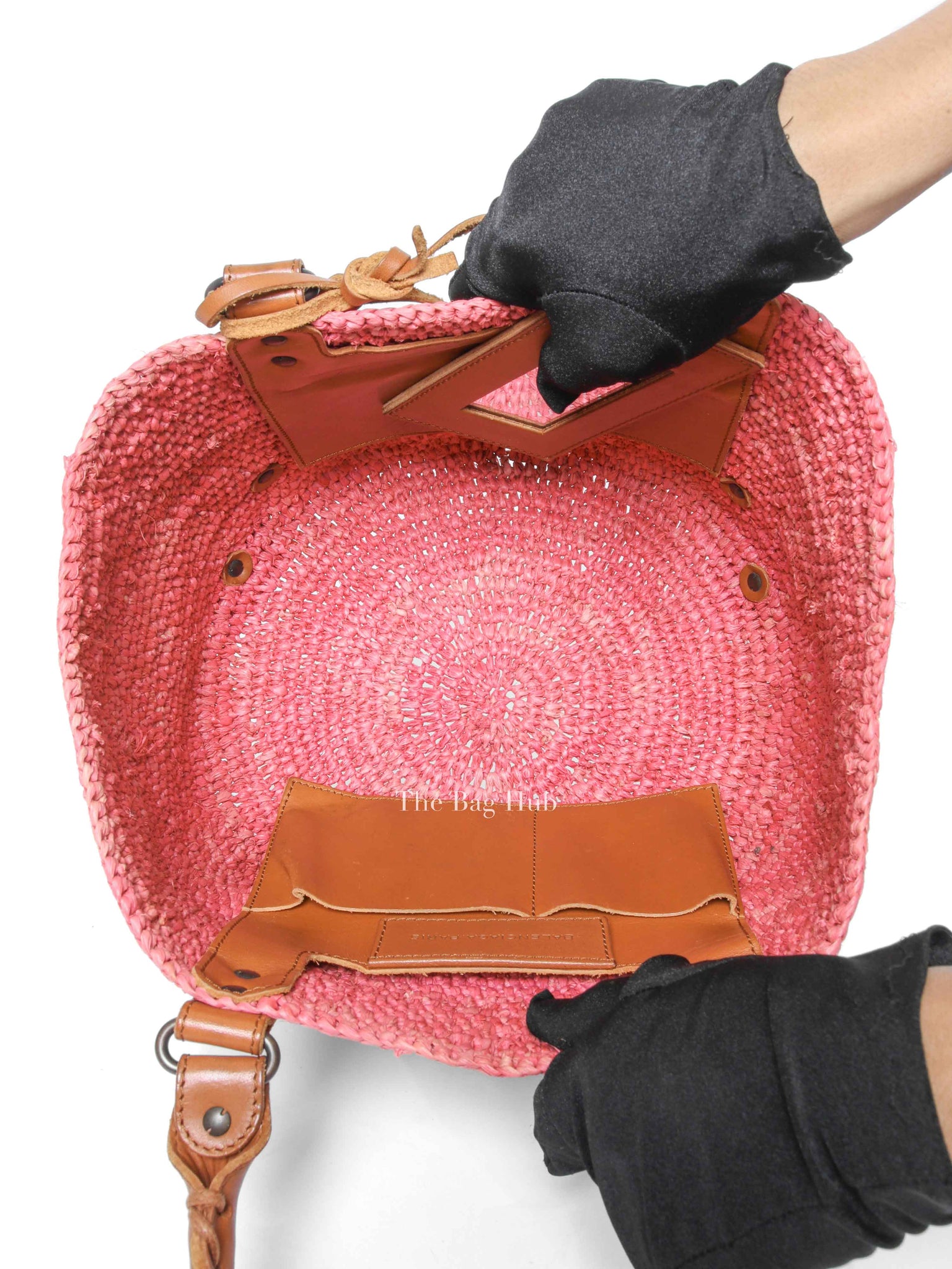 Balenciaga Pink Motocross Classic Panier Basket Bag