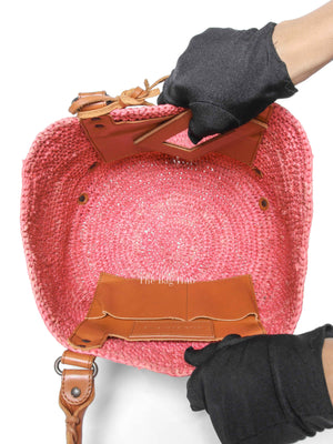 Balenciaga Pink Motocross Classic Panier Basket Bag