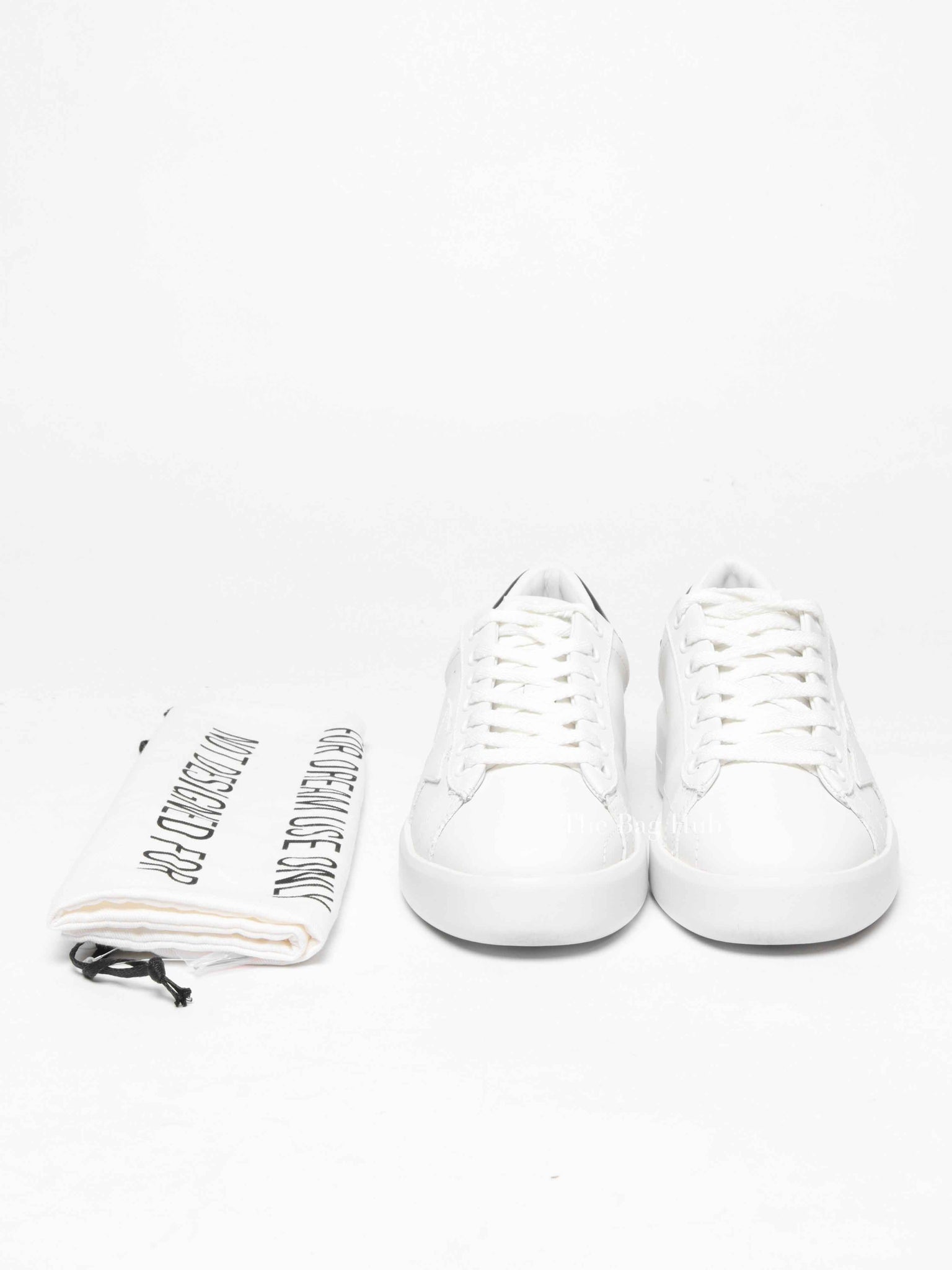 Golden Goose White w/ Navy Blue Heel Tab Purestar Sneakers Size 36
