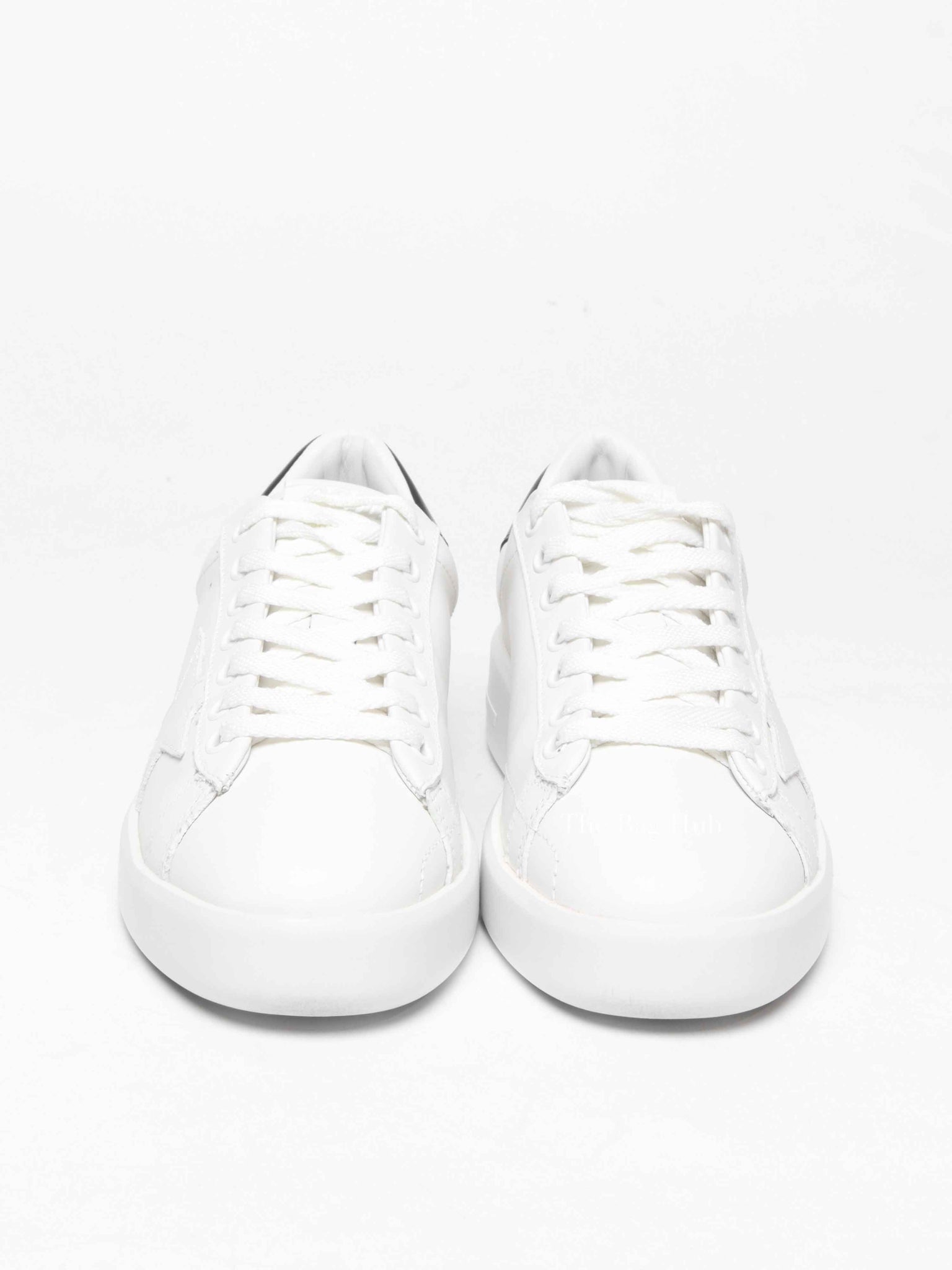 Golden Goose White w/ Navy Blue Heel Tab Purestar Sneakers Size 36