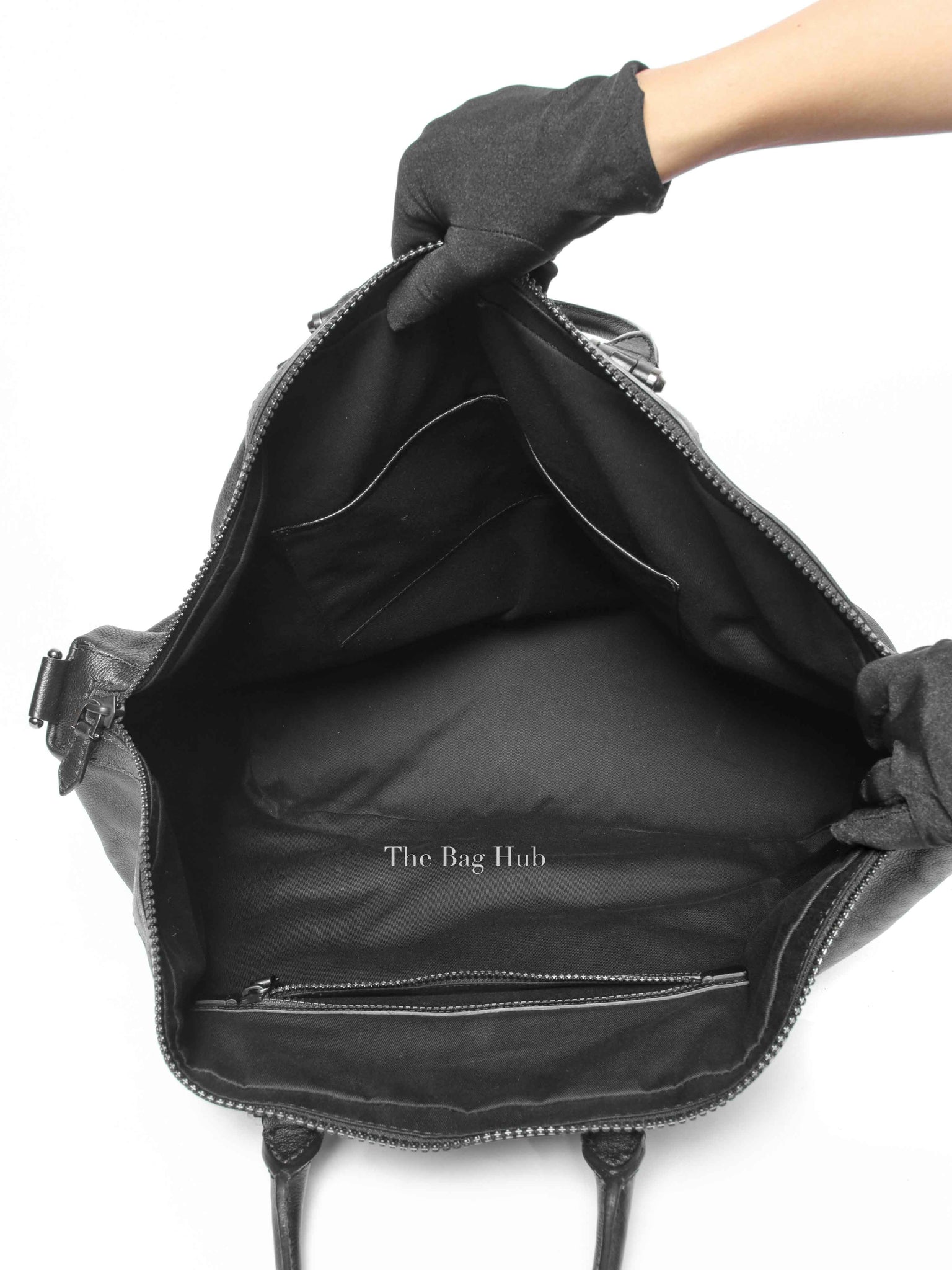 Givenchy Black Leather Large Nightingale Bag