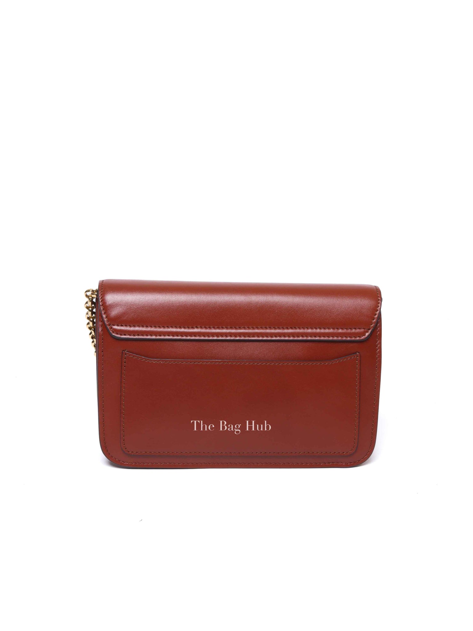 Chloe Sepia Brown Leather Mini C Chain Bag