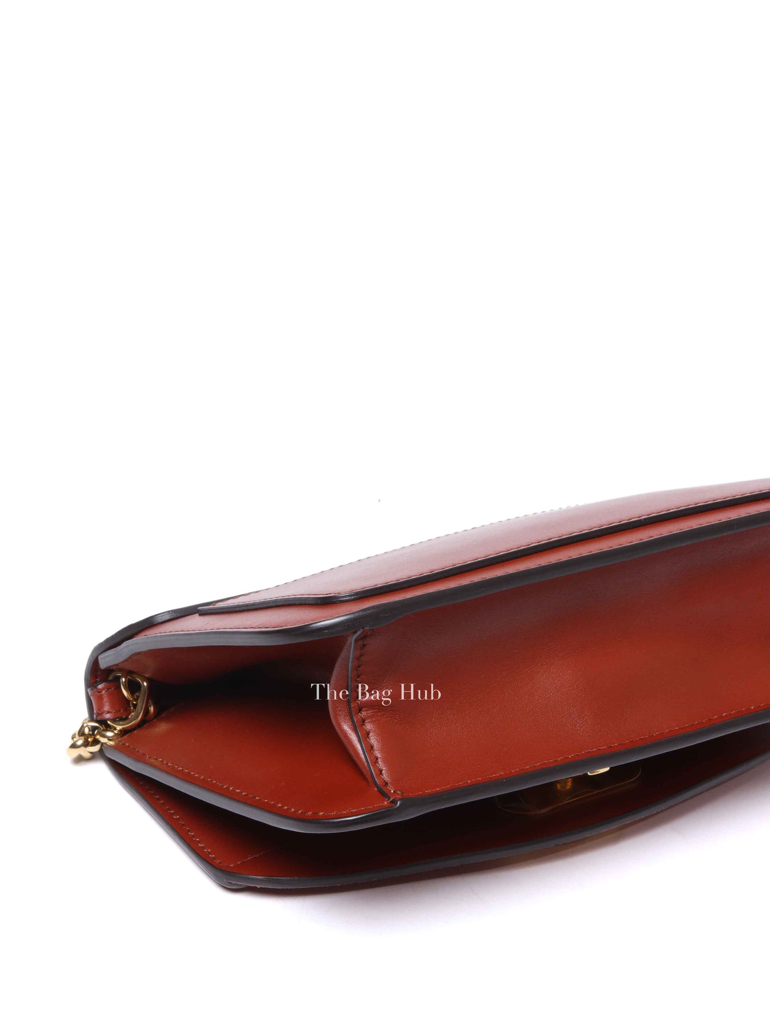 Chloe Sepia Brown Leather Mini C Chain Bag