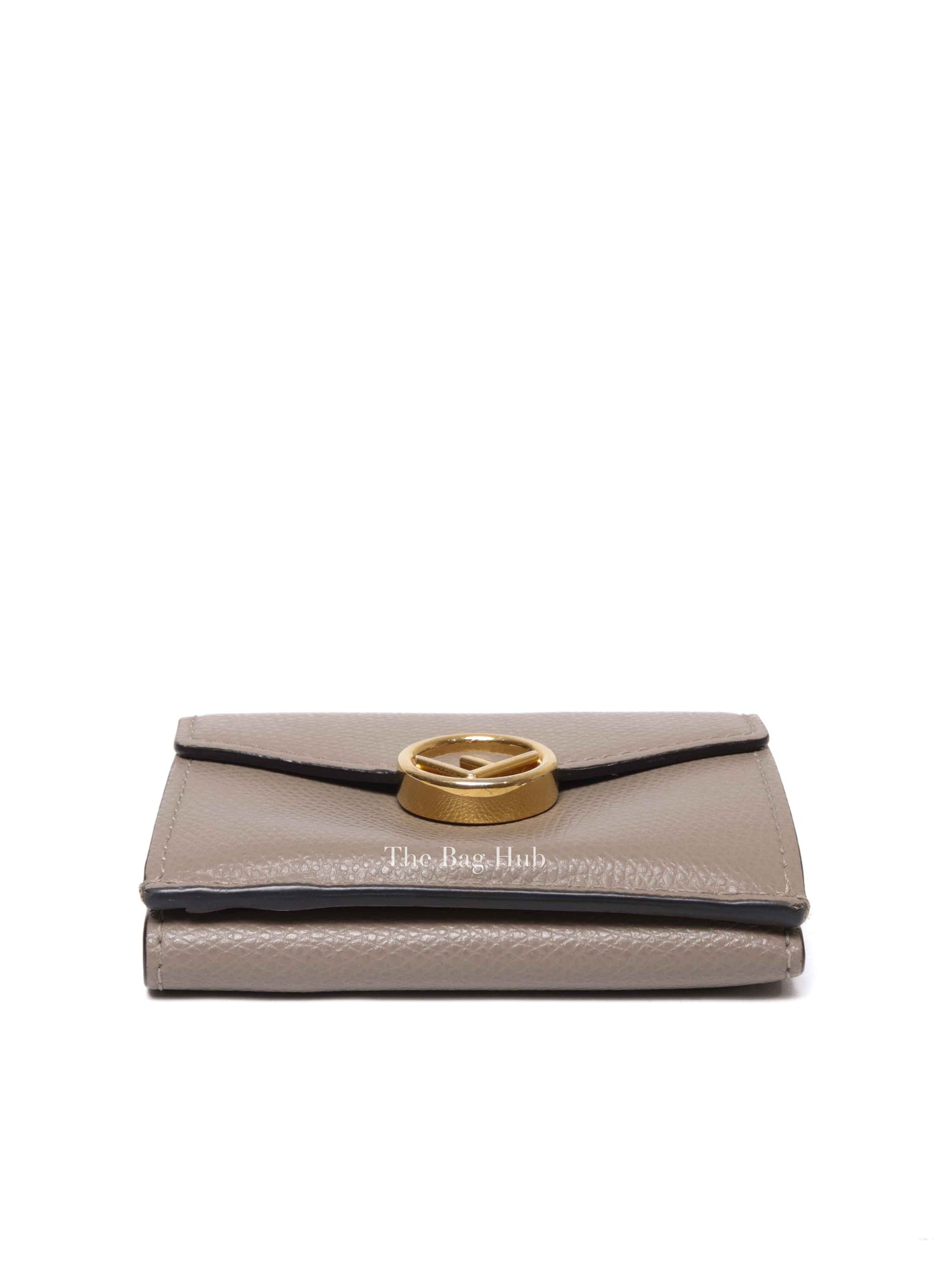 Fendi Tortora Vitello Cruise Micro Trifold Wallet