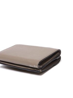 Fendi Tortora Vitello Cruise Micro Trifold Wallet