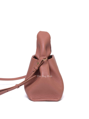 Polene Blush Pink Leather Numéro Neuf Mini Shoulder Bag