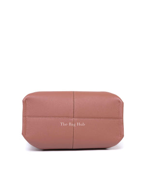 Polene Blush Pink Leather Numéro Neuf Mini Shoulder Bag