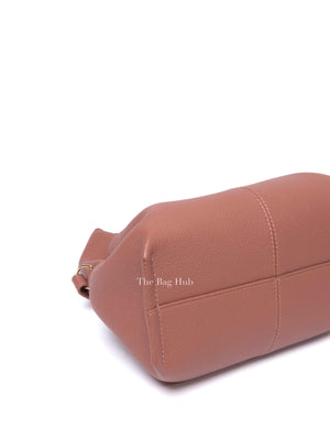 Polene Blush Pink Leather Numéro Neuf Mini Shoulder Bag