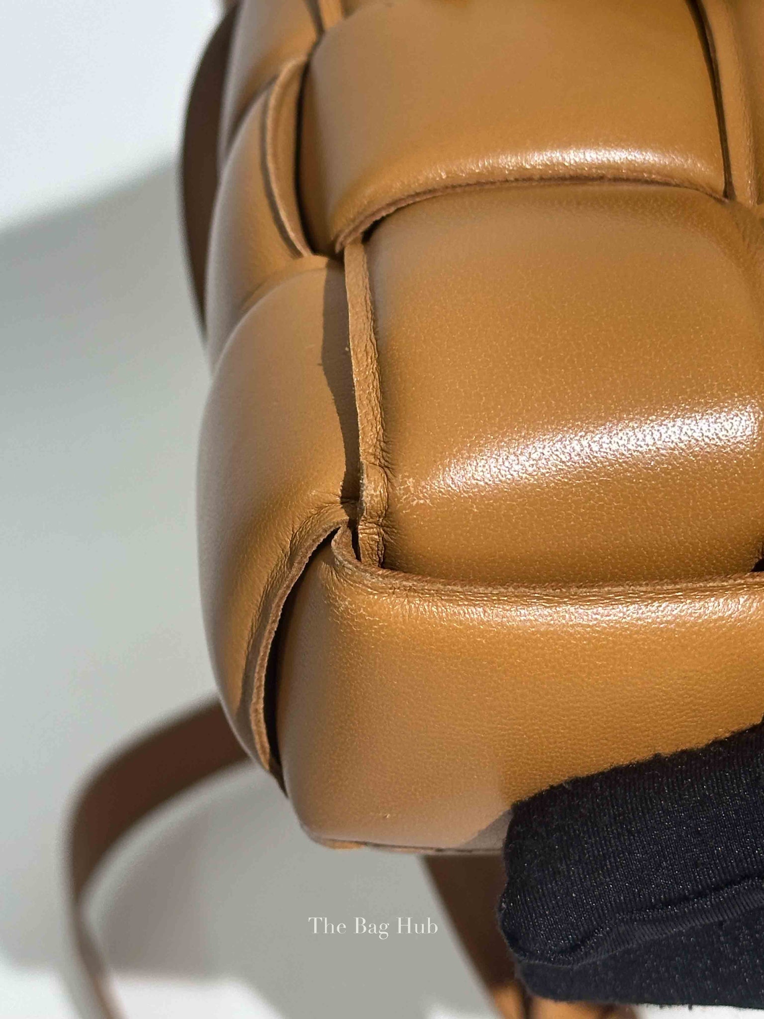 Bottega Veneta Caramel Padded Intrecciato Classic Cassette Crossbody Bag