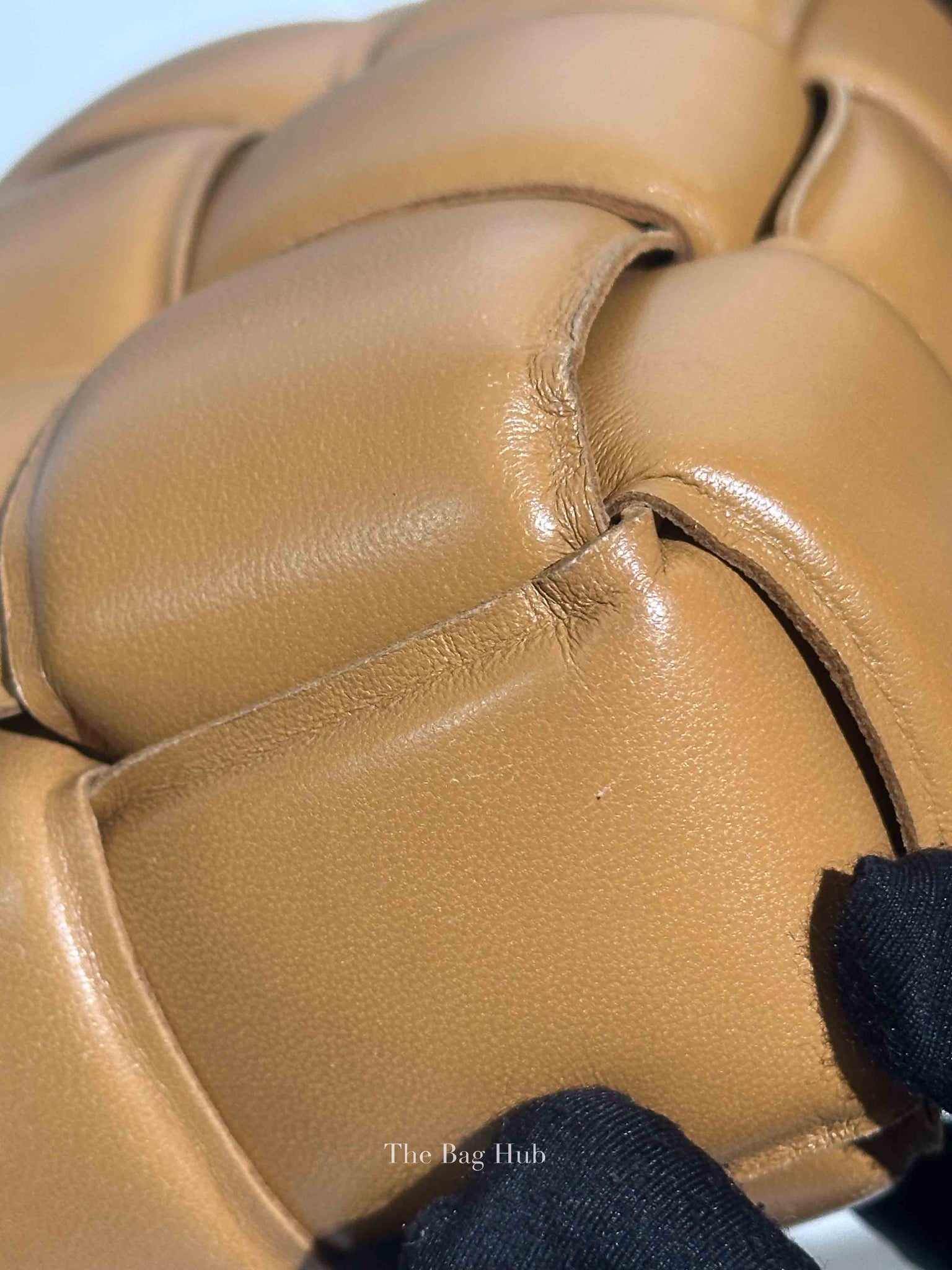 Bottega Veneta Caramel Padded Intrecciato Classic Cassette Crossbody Bag