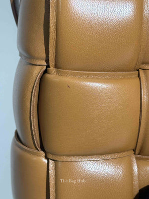 Bottega Veneta Caramel Padded Intrecciato Classic Cassette Crossbody Bag