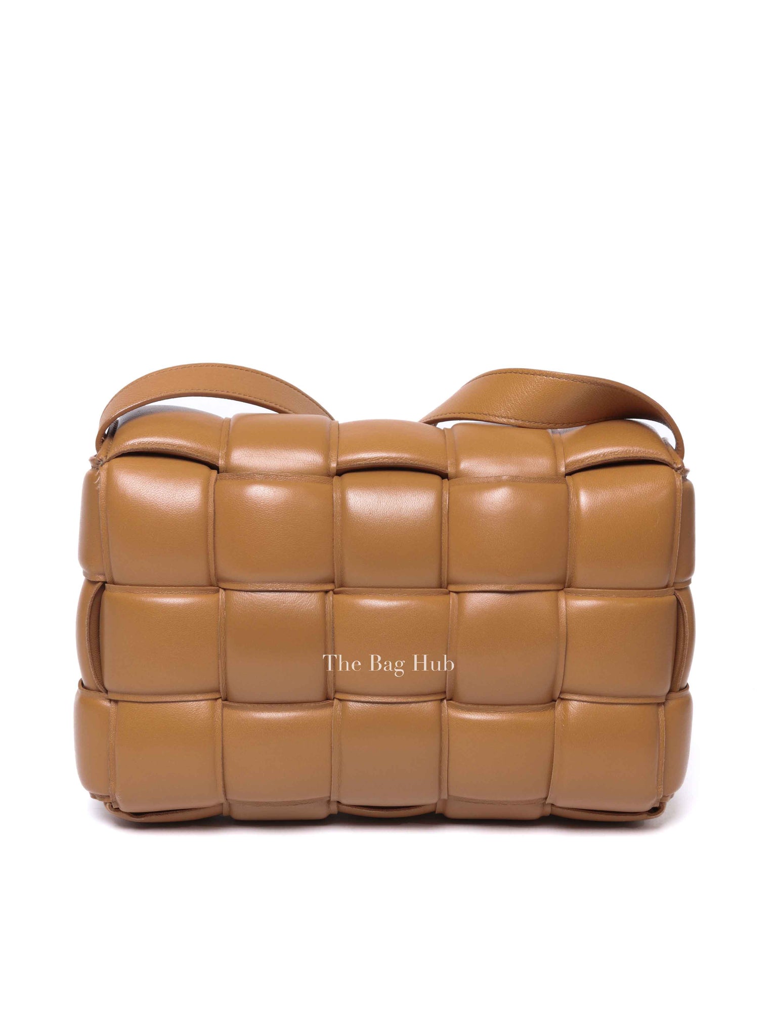 Bottega Veneta Caramel Padded Intrecciato Classic Cassette Crossbody Bag