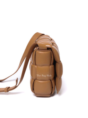 Bottega Veneta Caramel Padded Intrecciato Classic Cassette Crossbody Bag