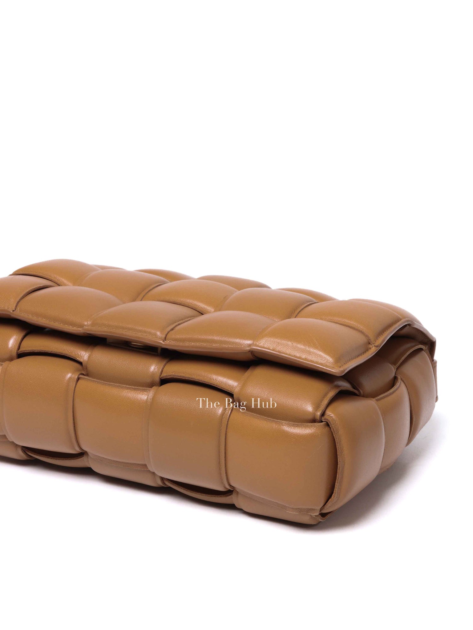 Bottega Veneta Caramel Padded Intrecciato Classic Cassette Crossbody Bag