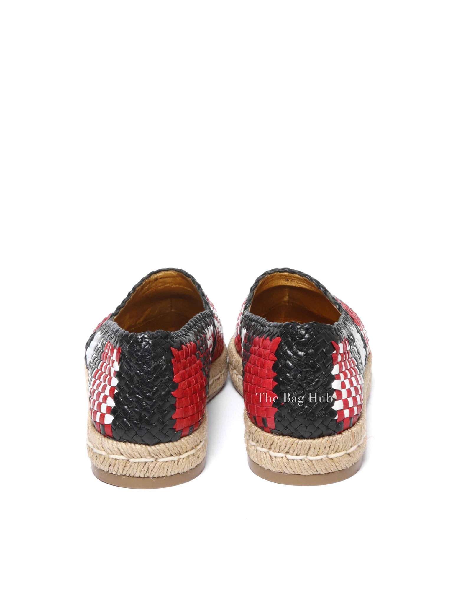 Prada Multicolor Woven Espadrille Size 36