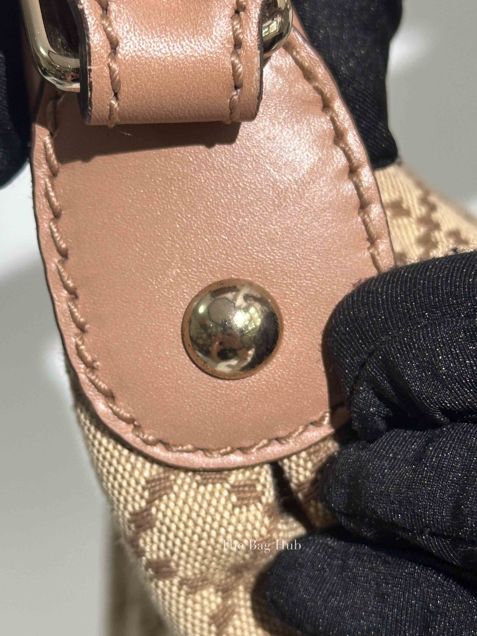 Gucci Pink Diamante Canvas Sukey Hobo Medium Bag