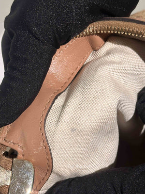 Gucci Pink Diamante Canvas Sukey Hobo Medium Bag
