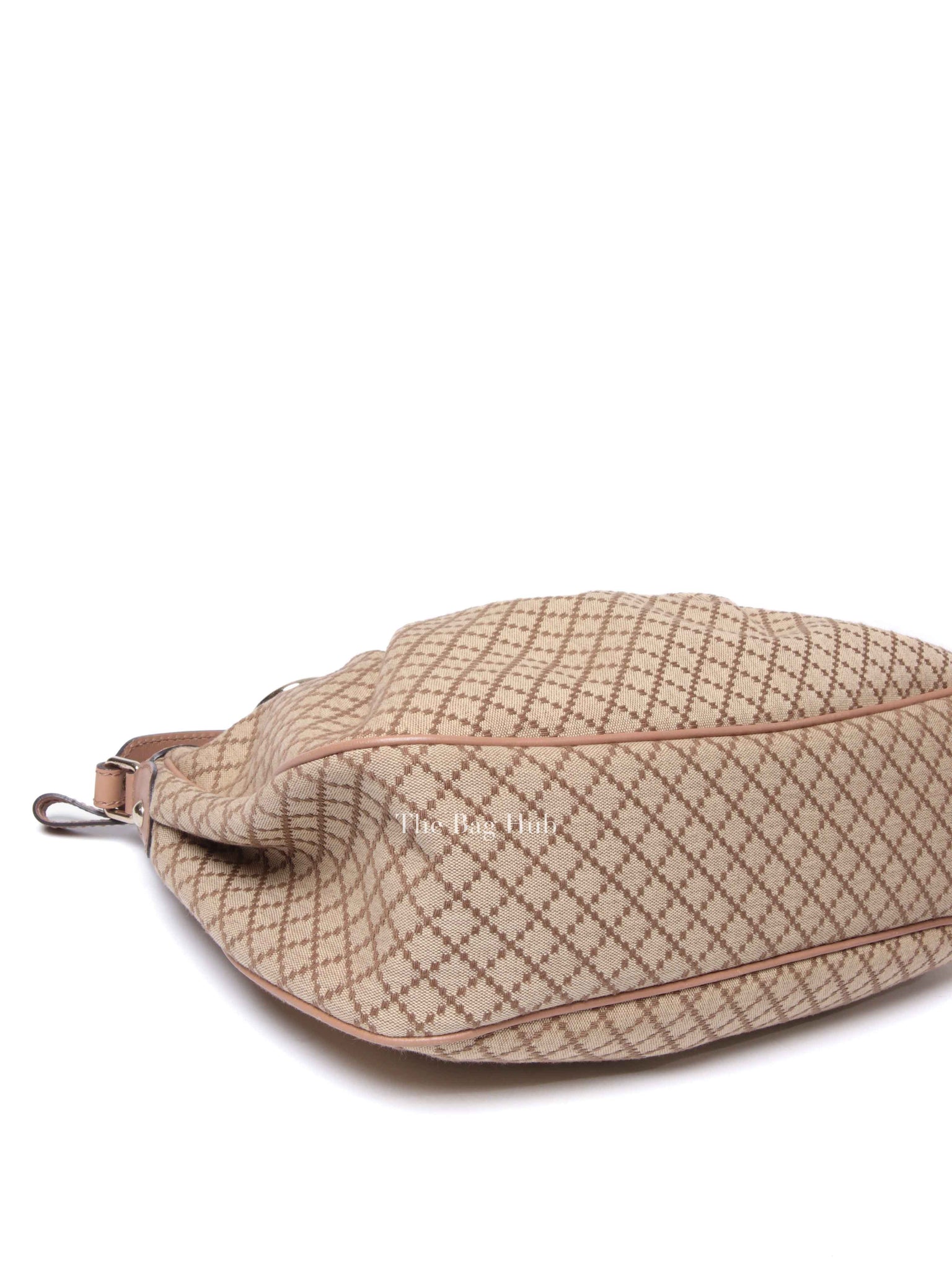 Gucci Pink Diamante Canvas Sukey Hobo Medium Bag