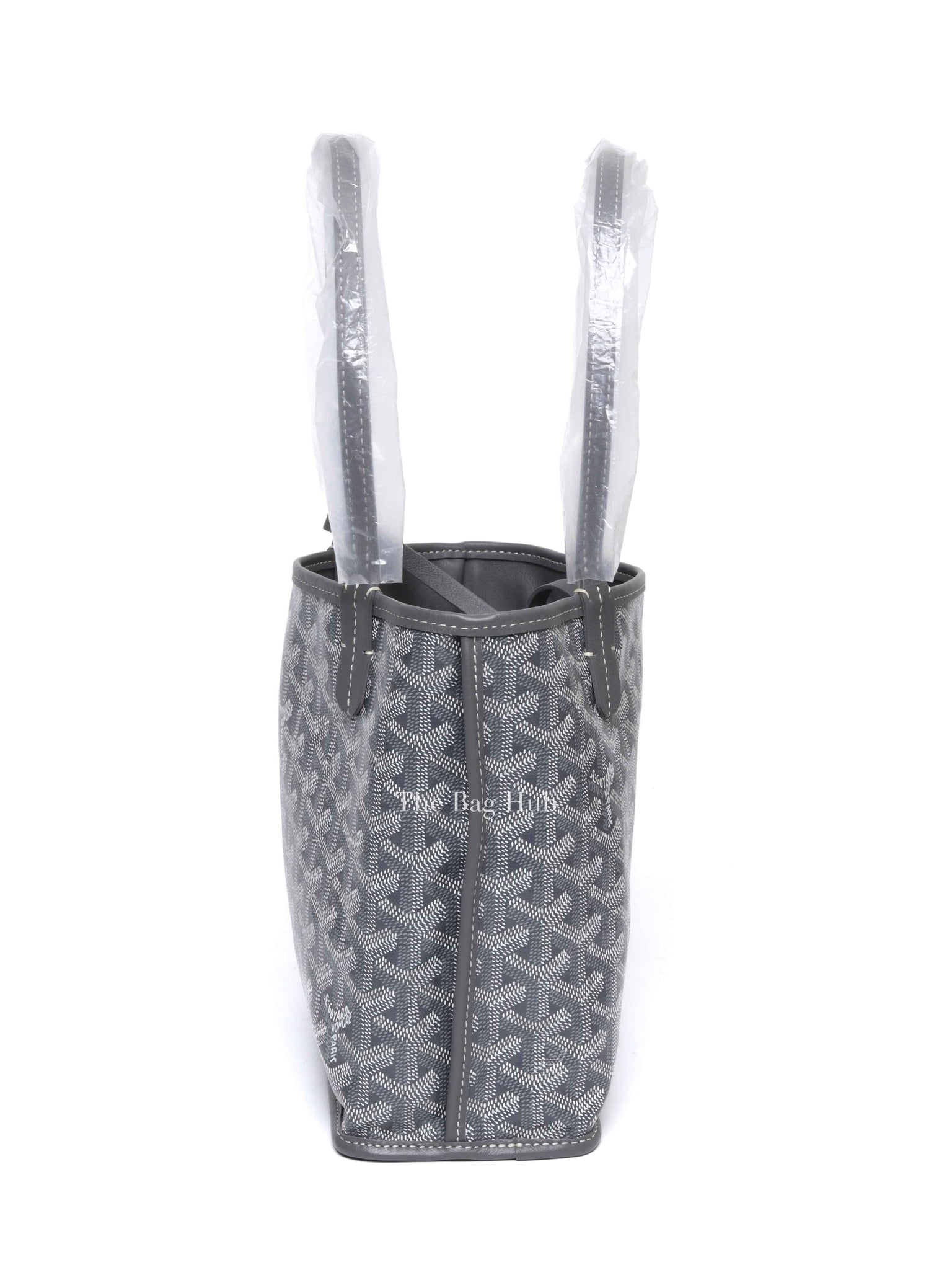 Goyard Gray Coated Canvas Goyardine Anjou Mini Reversible Bag
