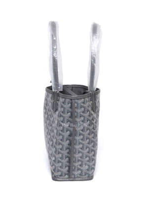 Goyard Gray Coated Canvas Goyardine Anjou Mini Reversible Bag