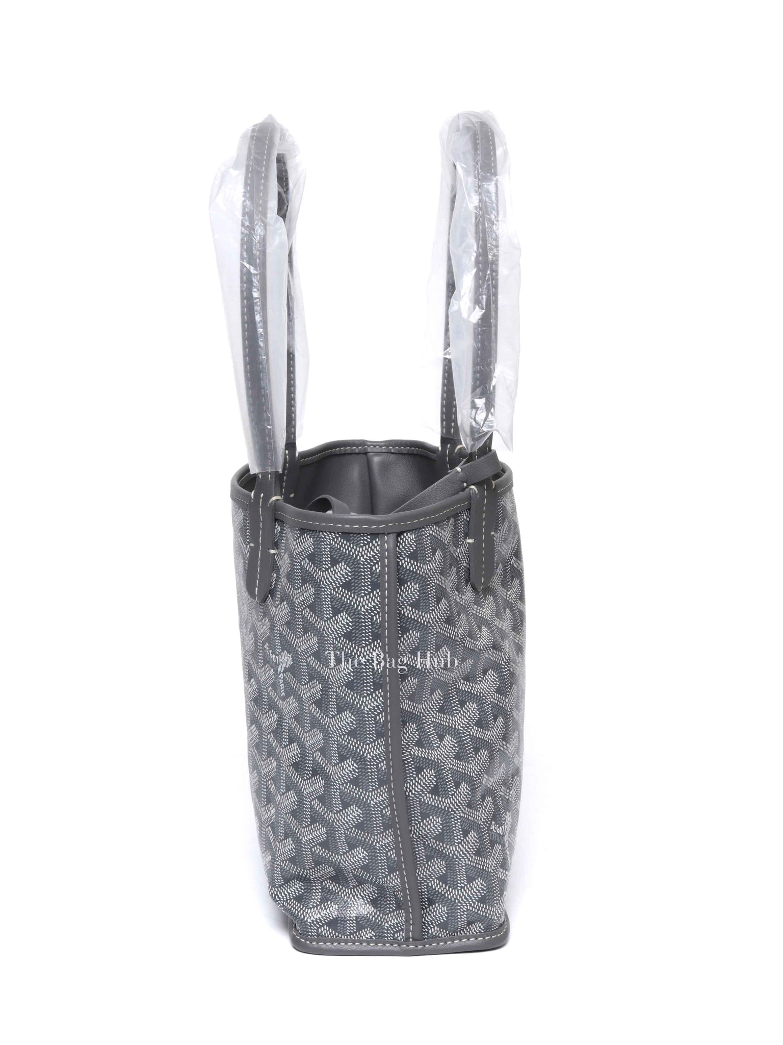Goyard Gray Coated Canvas Goyardine Anjou Mini Reversible Bag
