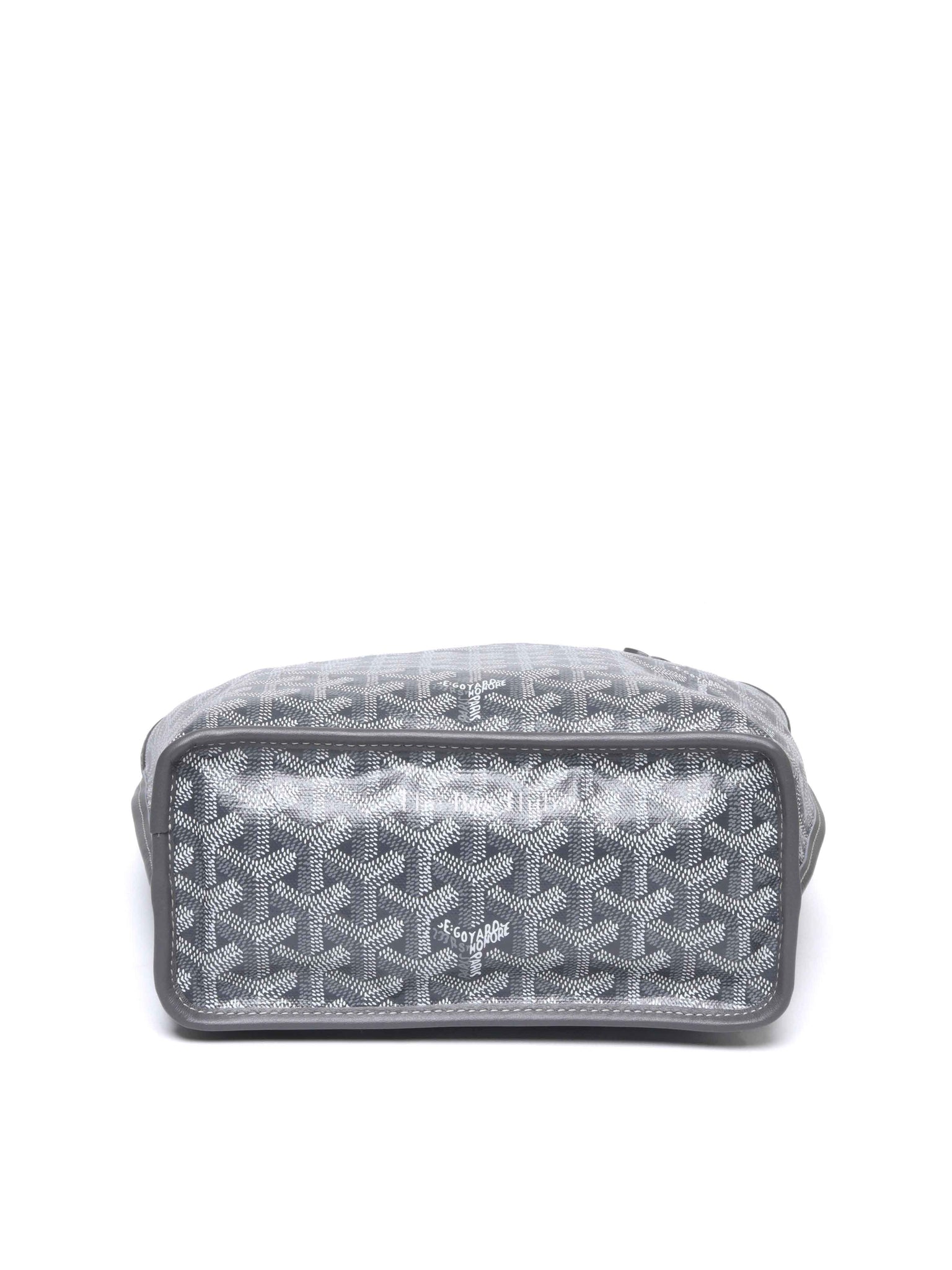 Goyard Gray Coated Canvas Goyardine Anjou Mini Reversible Bag