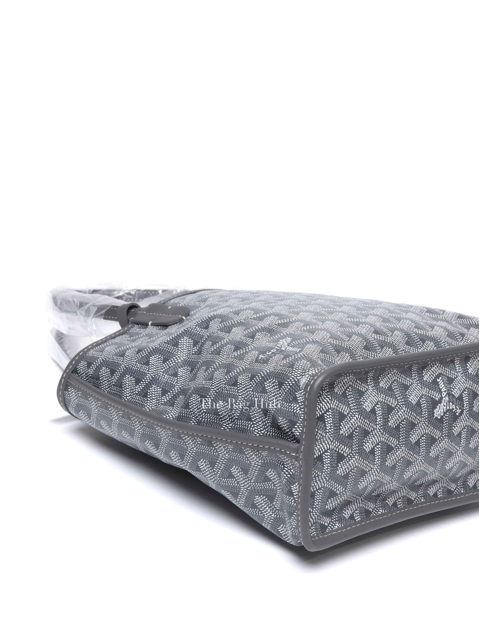 Goyard Gray Coated Canvas Goyardine Anjou Mini Reversible Bag