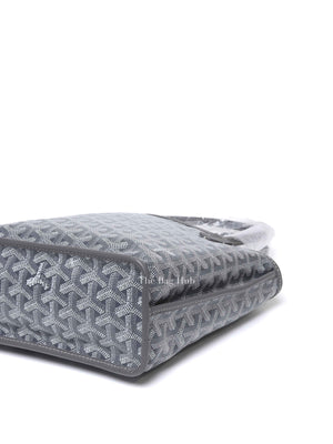 Goyard Gray Coated Canvas Goyardine Anjou Mini Reversible Bag