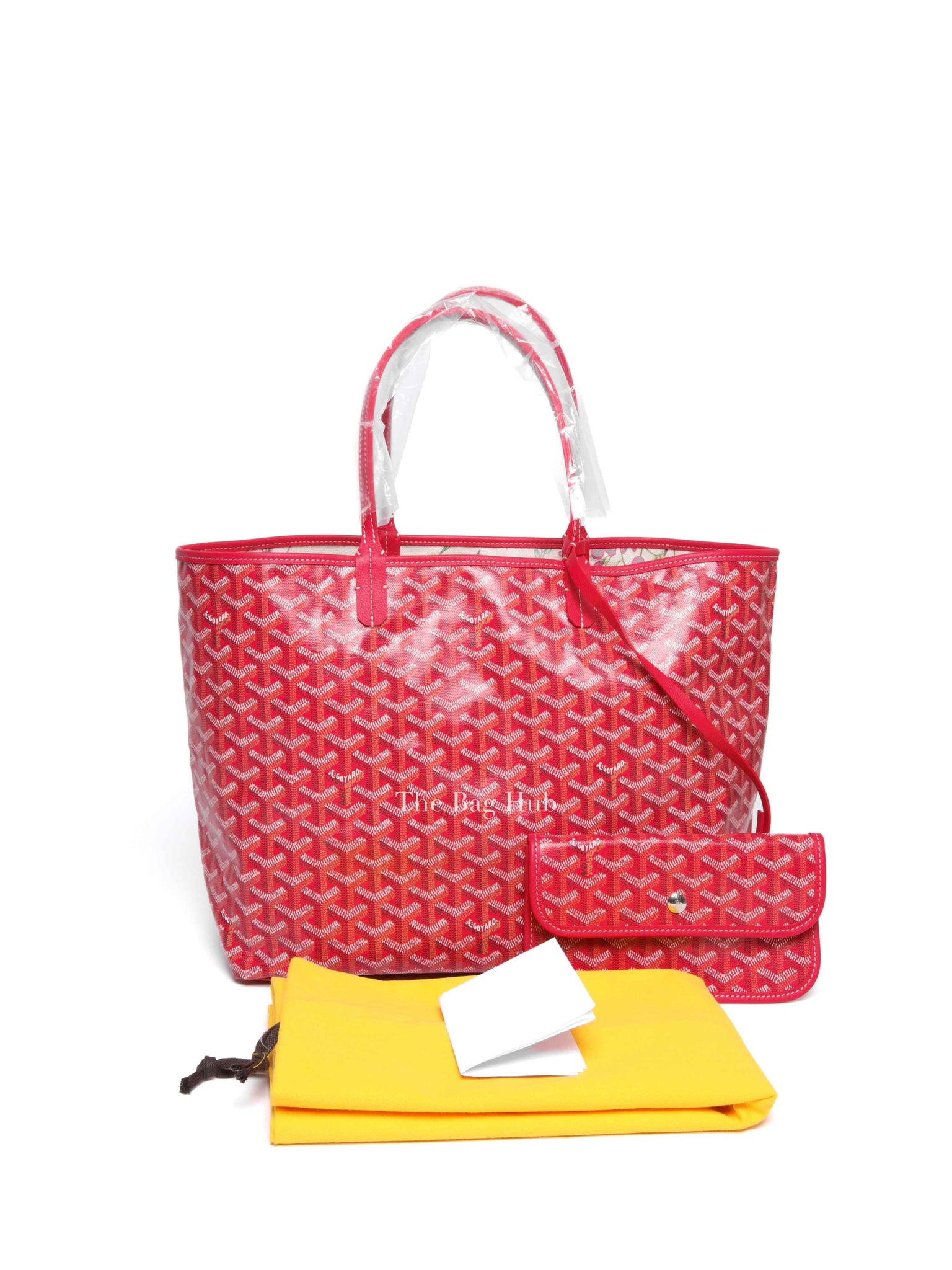 Goyard Fuchsia/Floral Canvas St. Louis Limited Edition PM Tote Bag