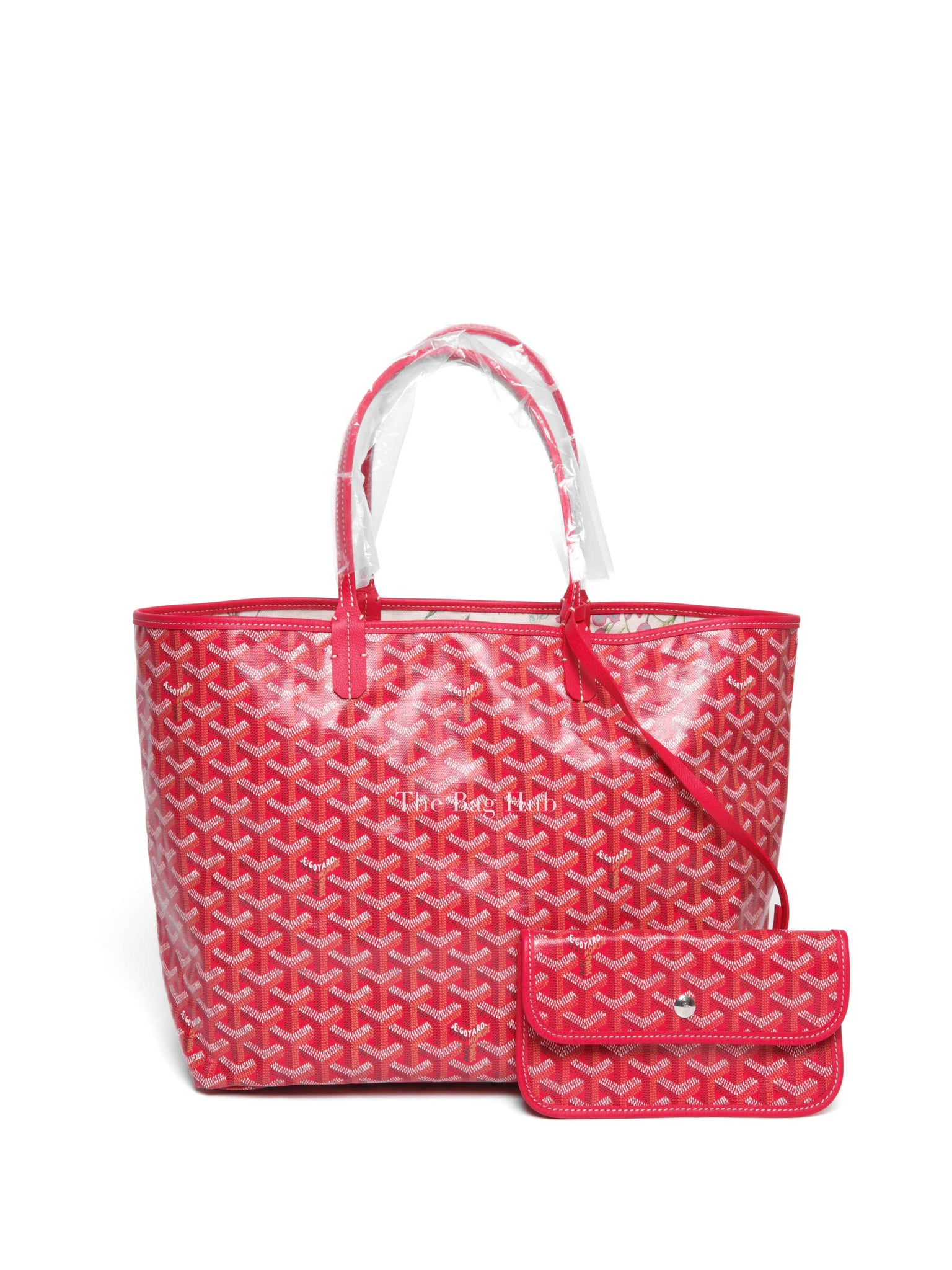 Goyard Fuchsia/Floral Canvas St. Louis Limited Edition PM Tote Bag
