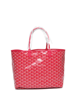 Goyard Fuchsia/Floral Canvas St. Louis Limited Edition PM Tote Bag