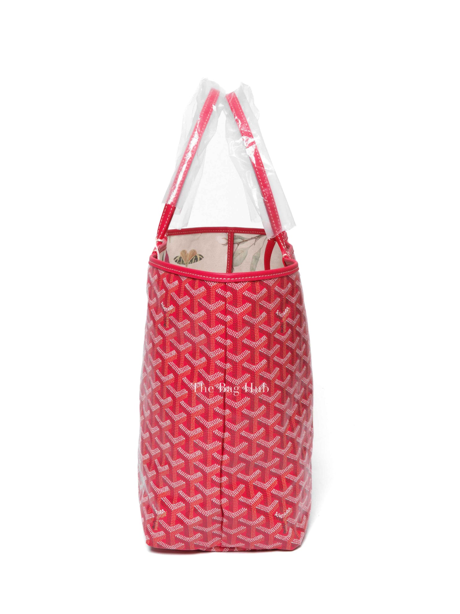 Goyard Fuchsia/Floral Canvas St. Louis Limited Edition PM Tote Bag