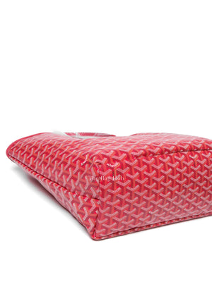 Goyard Fuchsia/Floral Canvas St. Louis Limited Edition PM Tote Bag