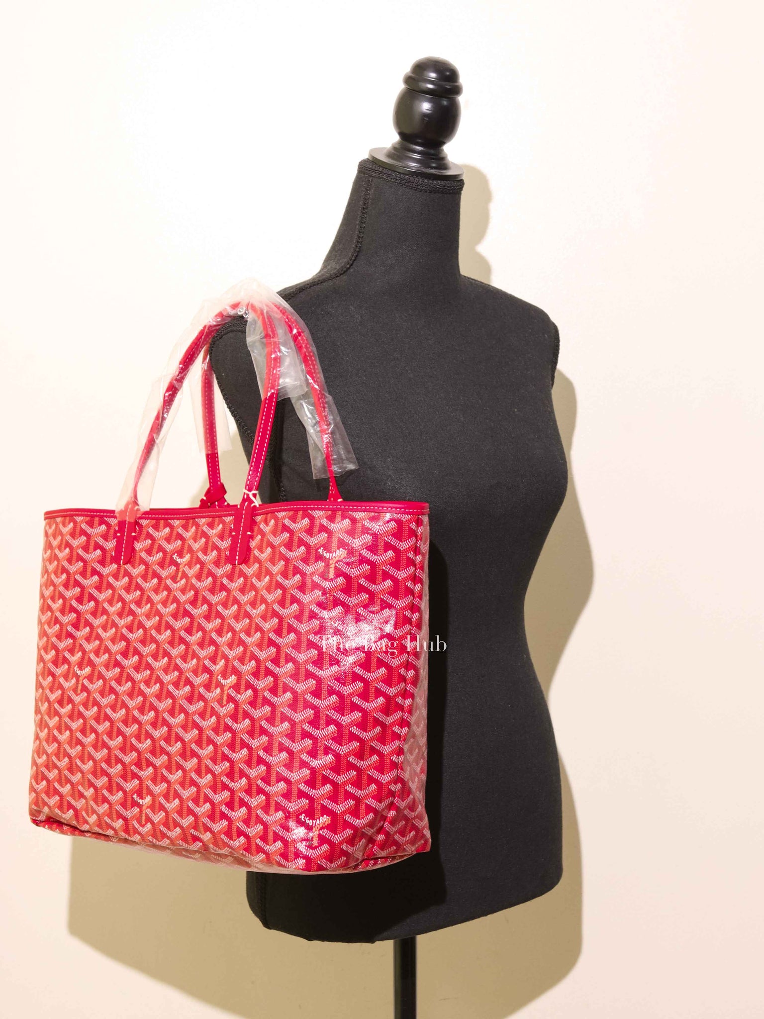 Goyard Fuchsia/Floral Canvas St. Louis Limited Edition PM Tote Bag