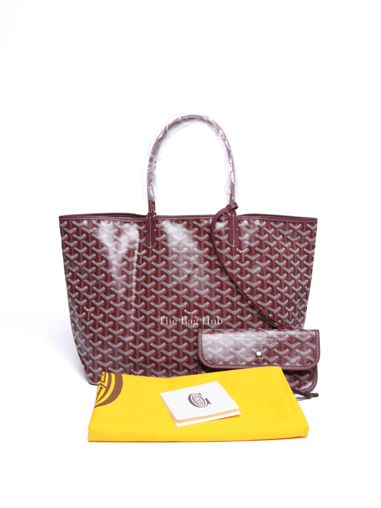 Goyard Bordeaux Goyardine Coated Canvas and Leather St. Louis PM Tote Bag