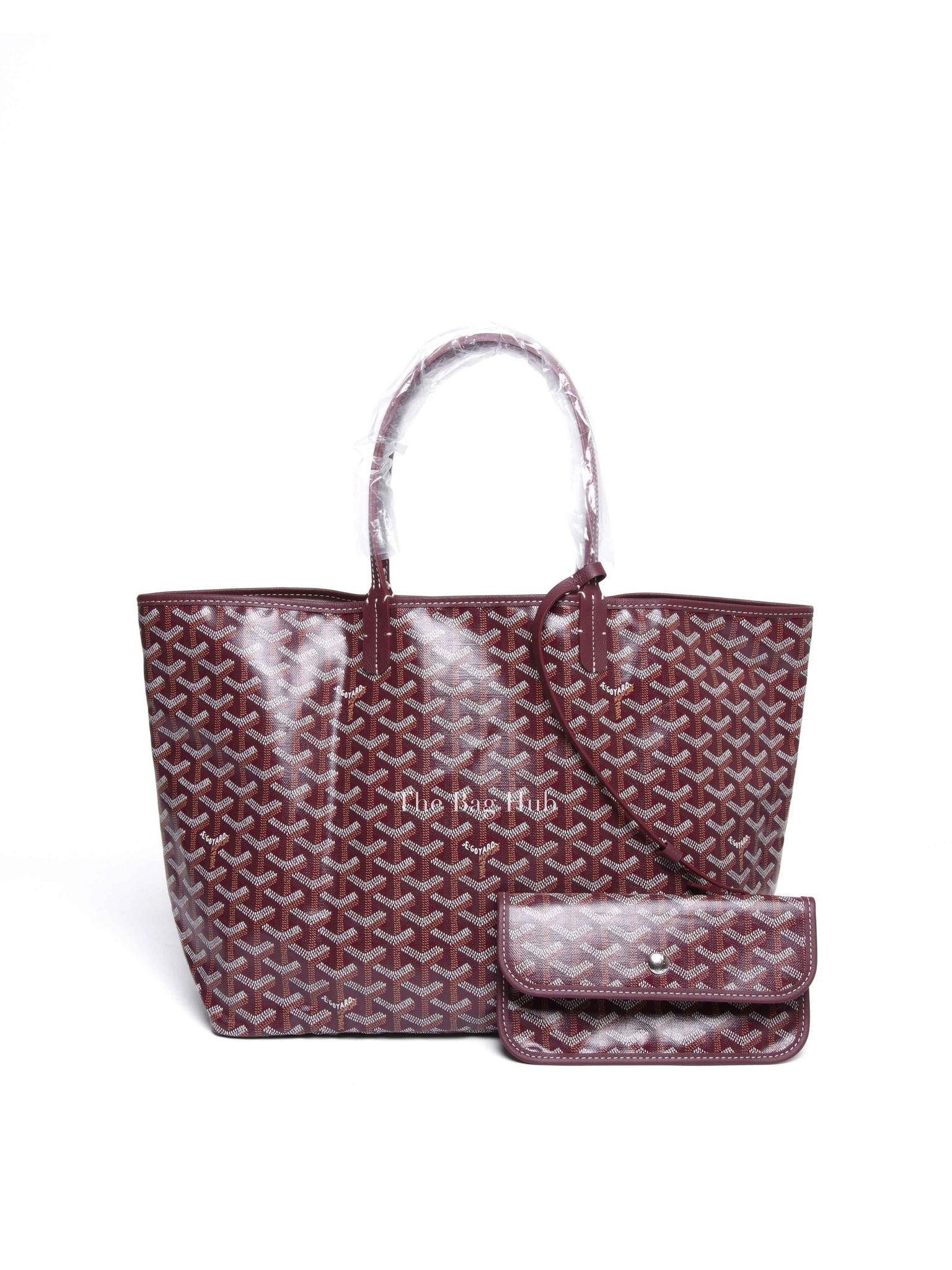 Goyard Bordeaux Goyardine Coated Canvas and Leather St. Louis PM Tote Bag