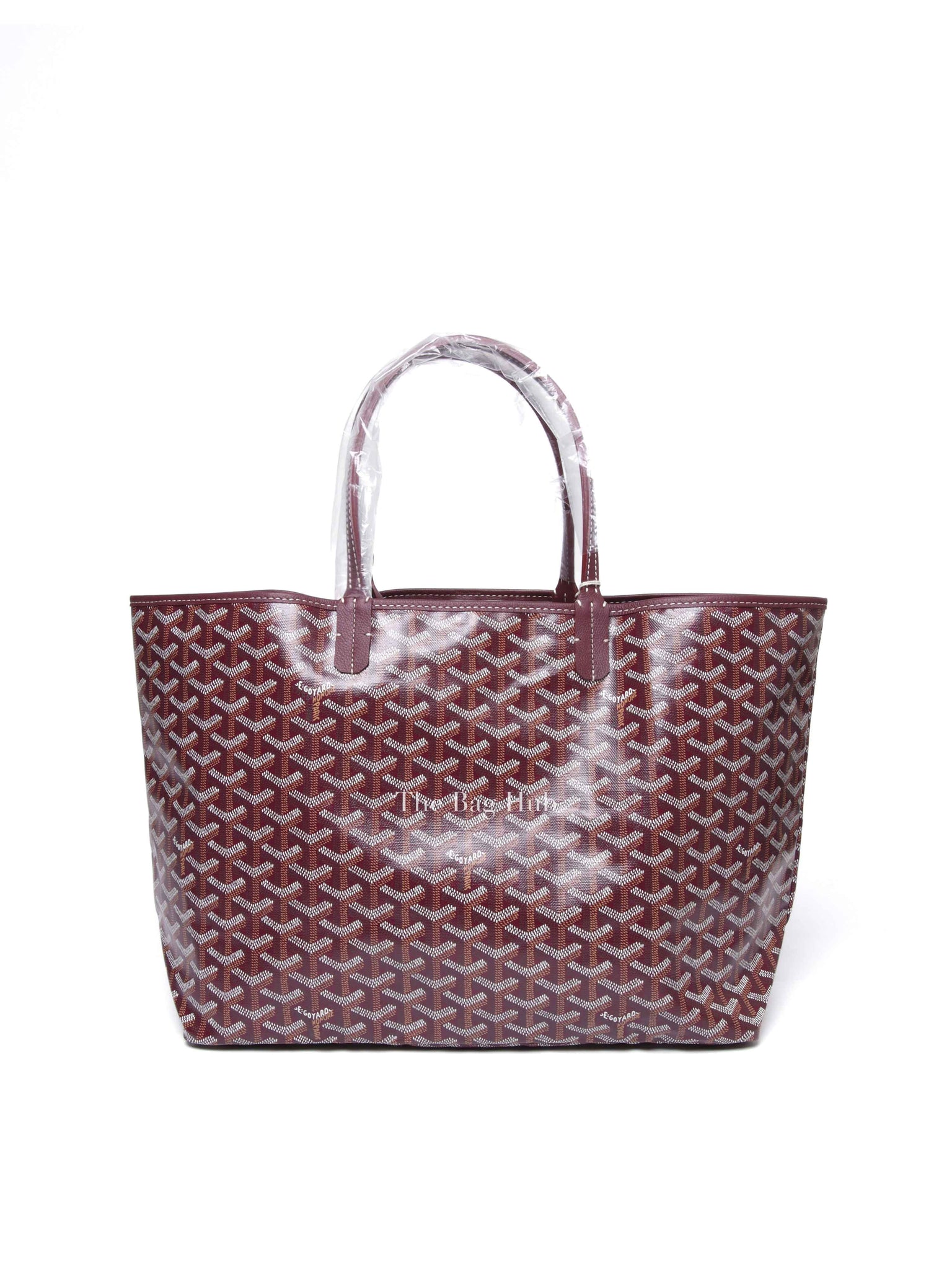 Goyard Bordeaux Goyardine Coated Canvas and Leather St. Louis PM Tote Bag