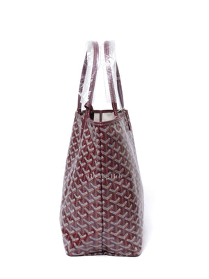 Goyard Bordeaux Goyardine Coated Canvas and Leather St. Louis PM Tote Bag
