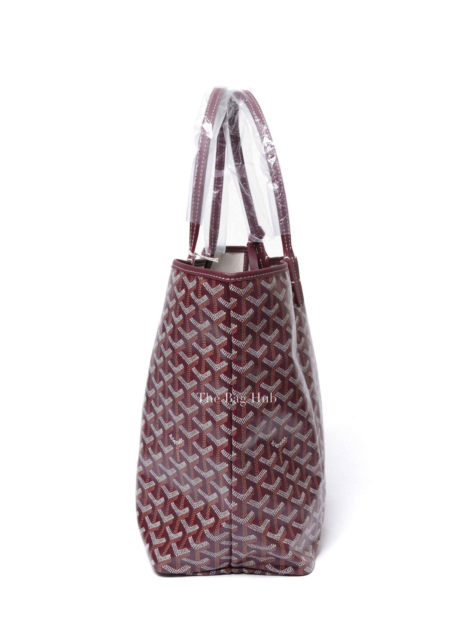 Goyard Bordeaux Goyardine Coated Canvas and Leather St. Louis PM Tote Bag