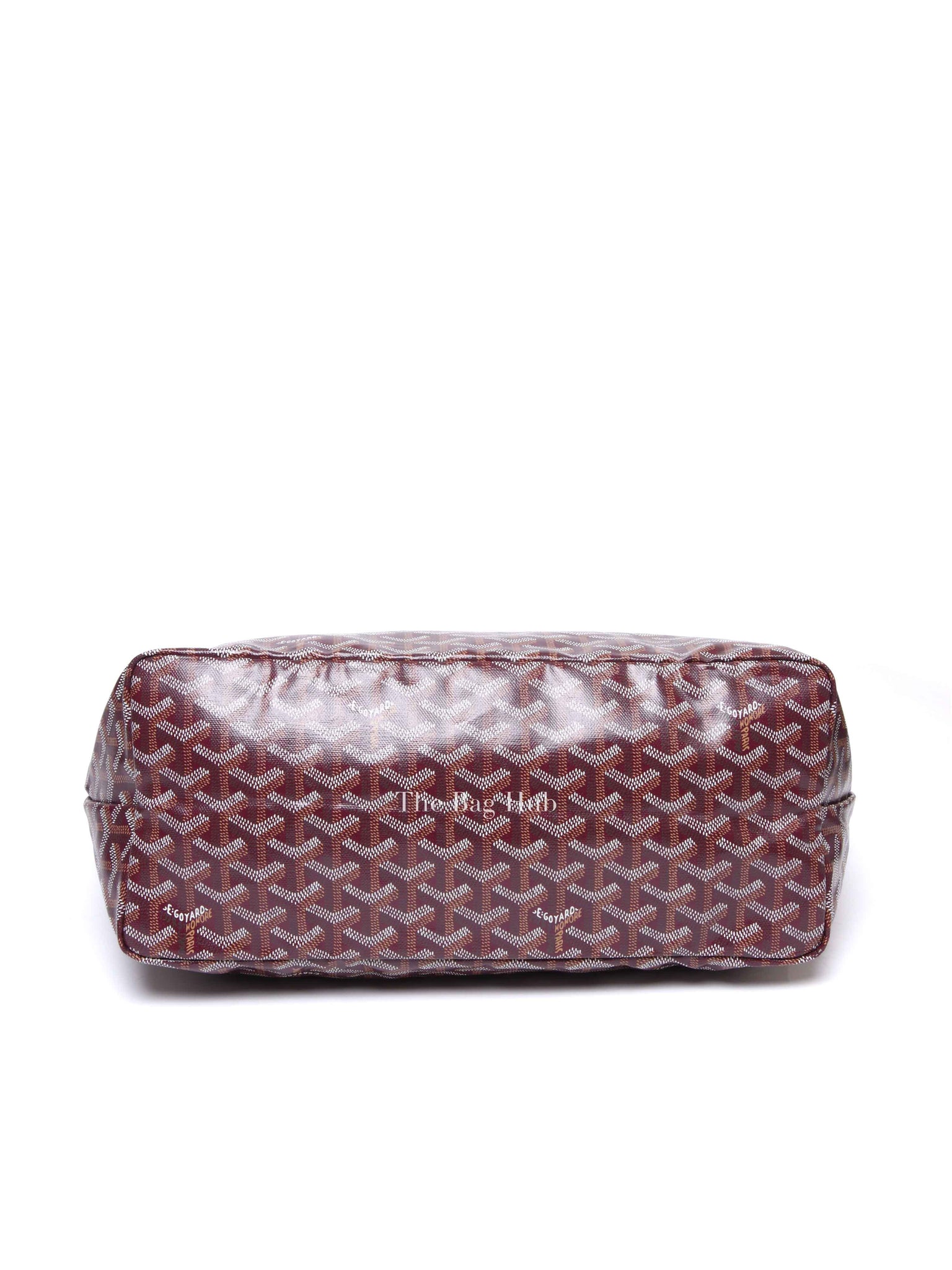 Goyard Bordeaux Goyardine Coated Canvas and Leather St. Louis PM Tote Bag