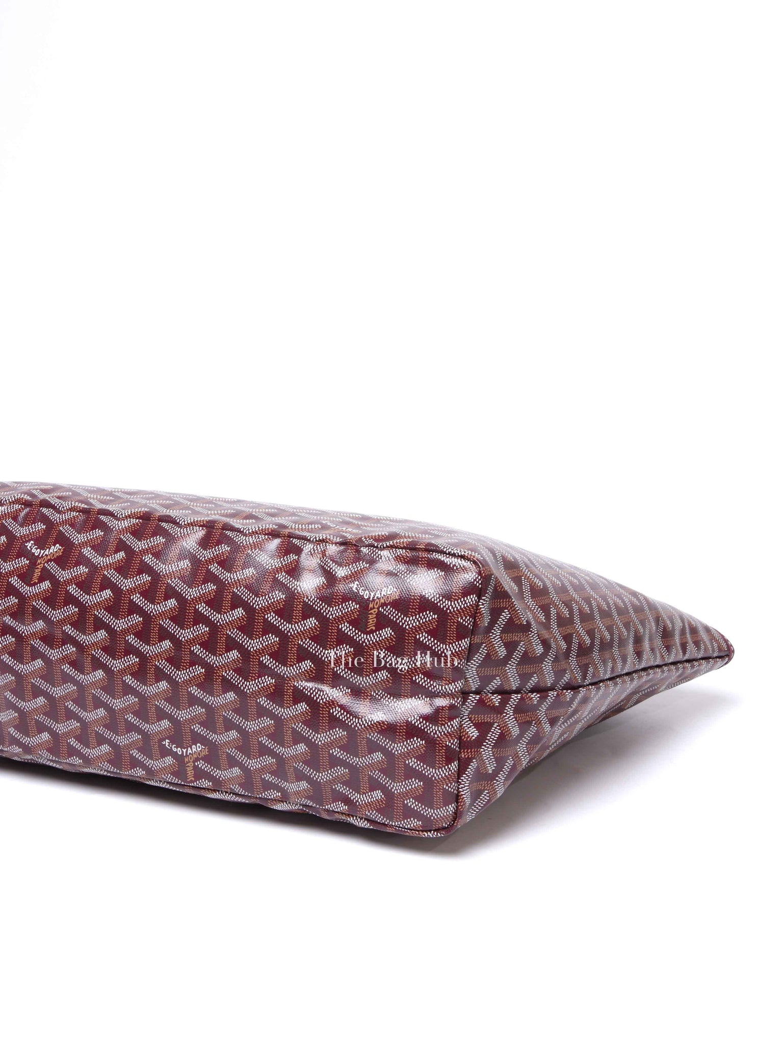Goyard Bordeaux Goyardine Coated Canvas and Leather St. Louis PM Tote Bag