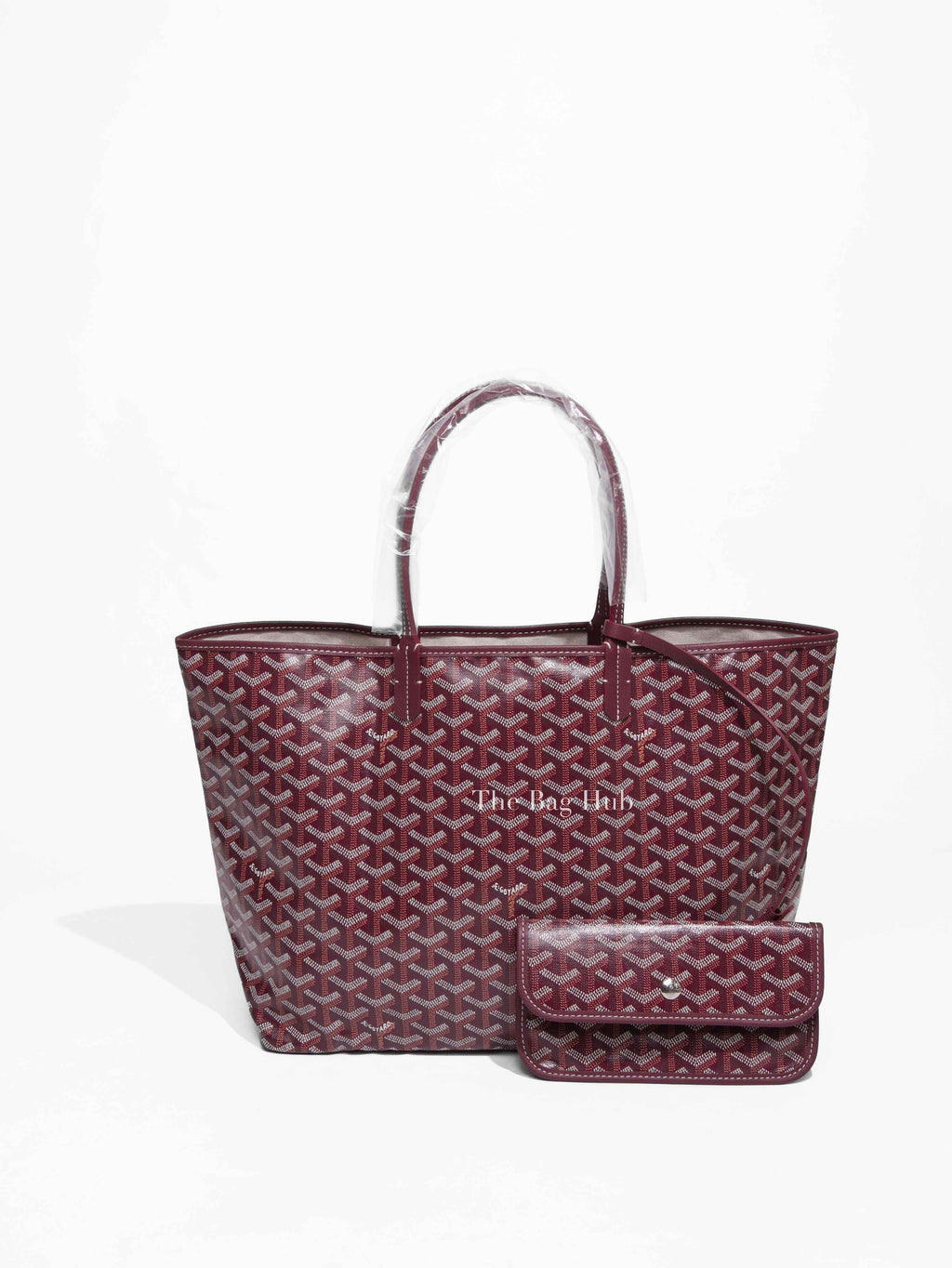 Goyard Bordeaux Goyardine Coated Canvas and Leather St. Louis PM Tote Bag