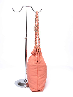 Chanel Light Salmon Caviar 22 Small Handbag
