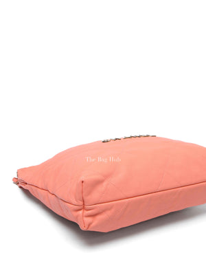 Chanel Light Salmon Caviar 22 Small Handbag